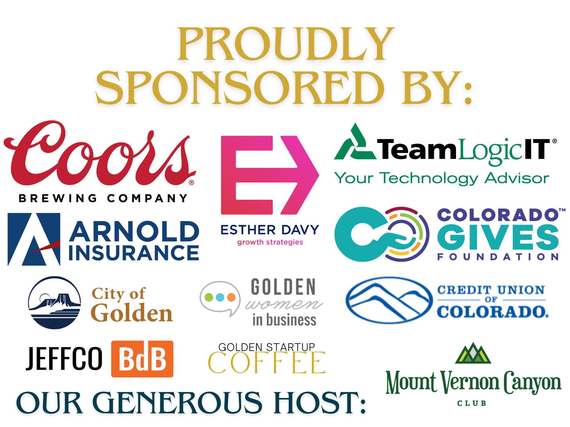 2025 Updated Business Summit Sponsors