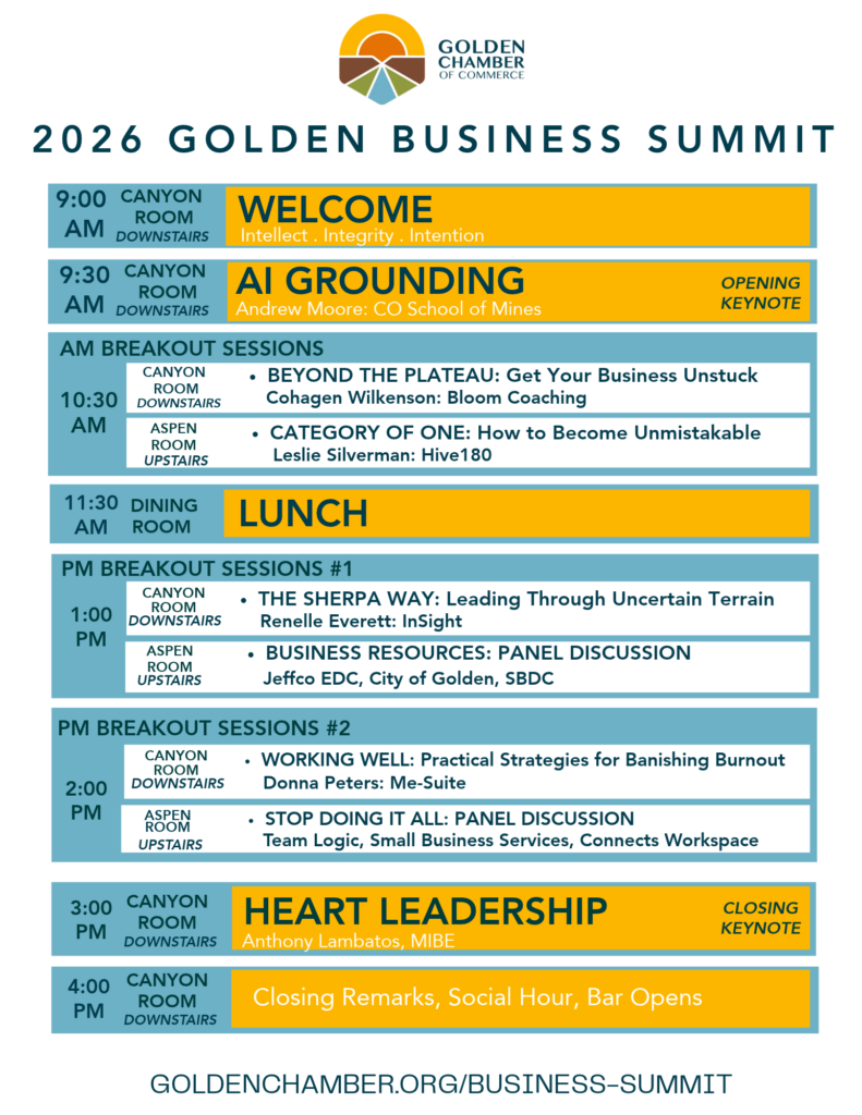 2026 Business Summit Schedule