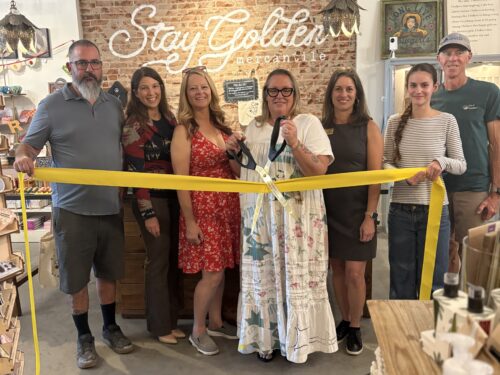Stay Golden Mercantile Ribbon Cutting
